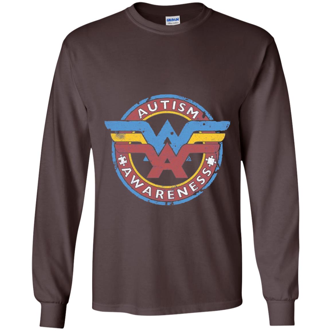 Autism Awareness T-shirt Dark Chocolate