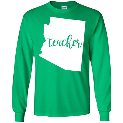 Arizona Teacher Home State Back To School Shirt Irish Green
