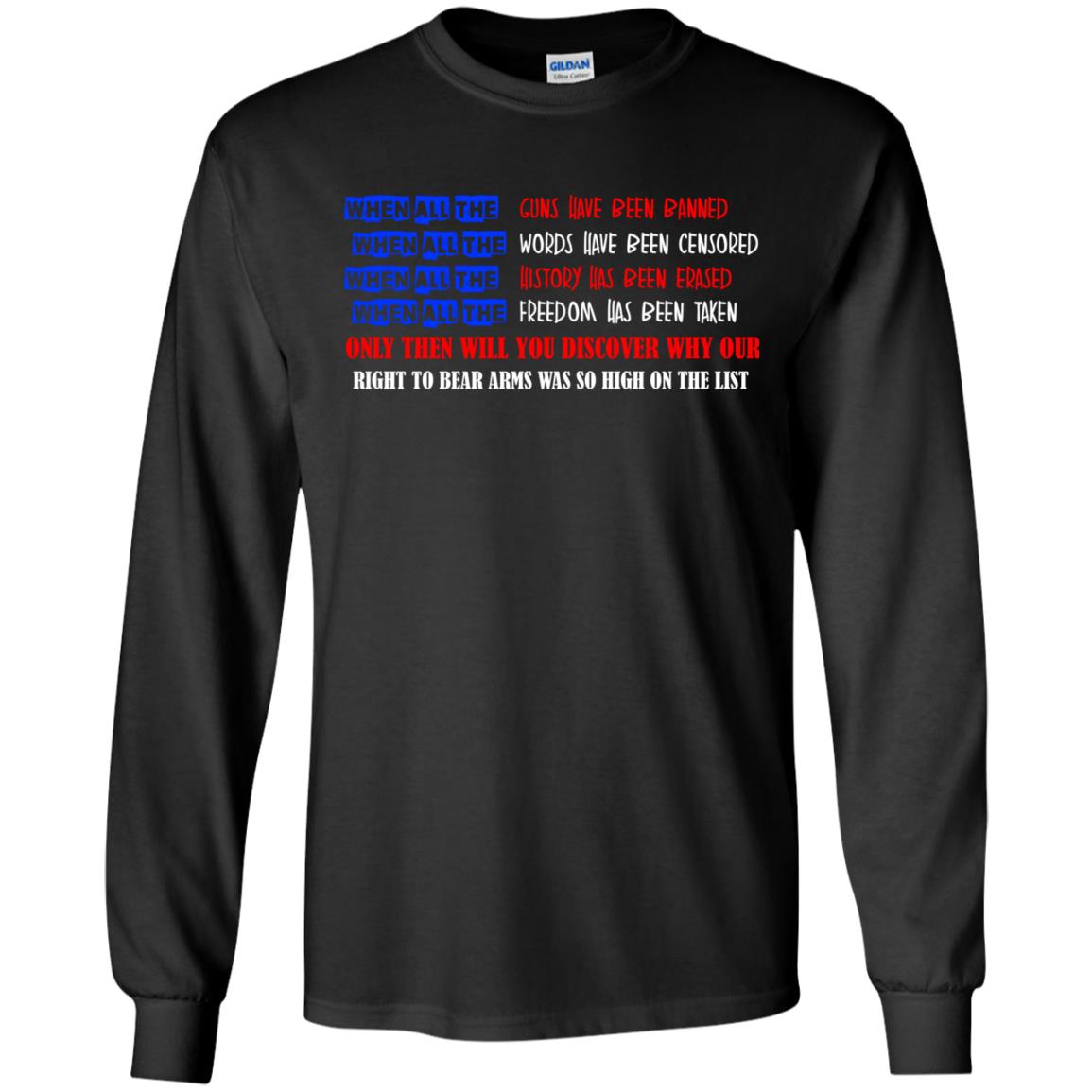 Why Our Right To Bear Arms Was So High On The List Shirt