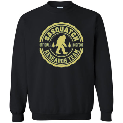 Squatchin Gone T-shirt Finding Sasquatch Bigfoot Research Team Black