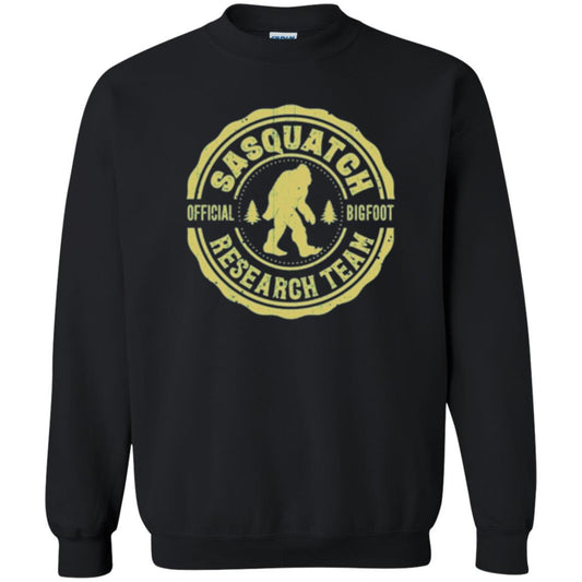 Squatchin Gone T-shirt Finding Sasquatch Bigfoot Research Team Black