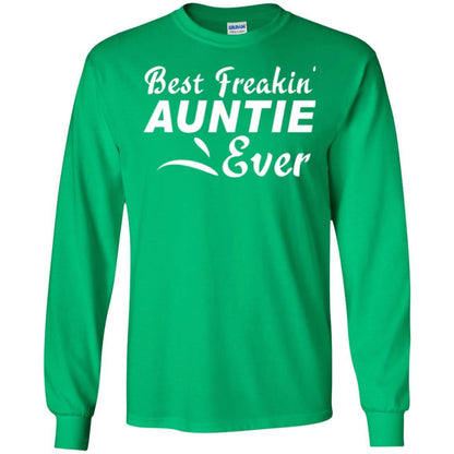Aunt T-shirt Best Freakin' Auntie Ever Irish Green