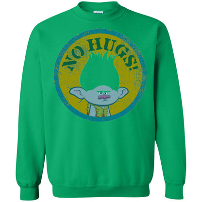 Dream Works_ Trolls No Hugs T-shirt Irish Green