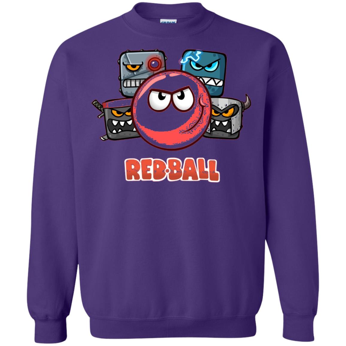 Red Ball 4 The Crew Game Lover T-shirt Purple