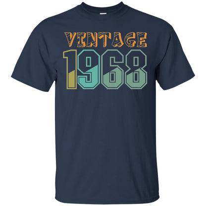 Vintage 1968 50th Birthday T-shirt Navy