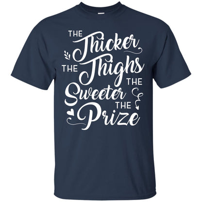 The Thicker The Thighs The Sweeter The Prize T-shirt Navy