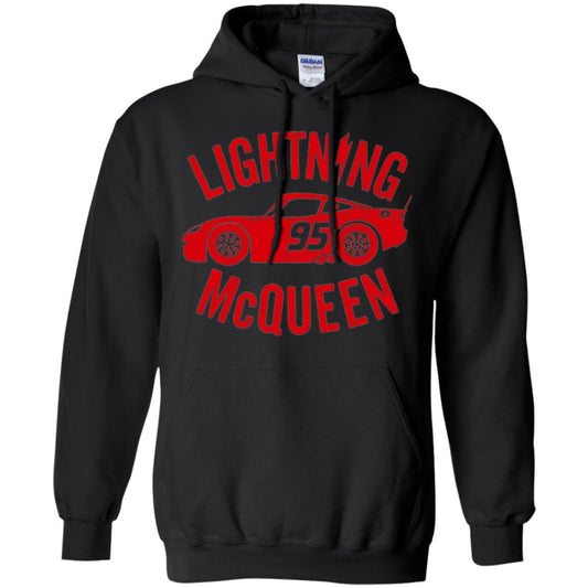 Pixar Cars Lightning 95 Mcqueen Vintage Graphic T-shirt Black
