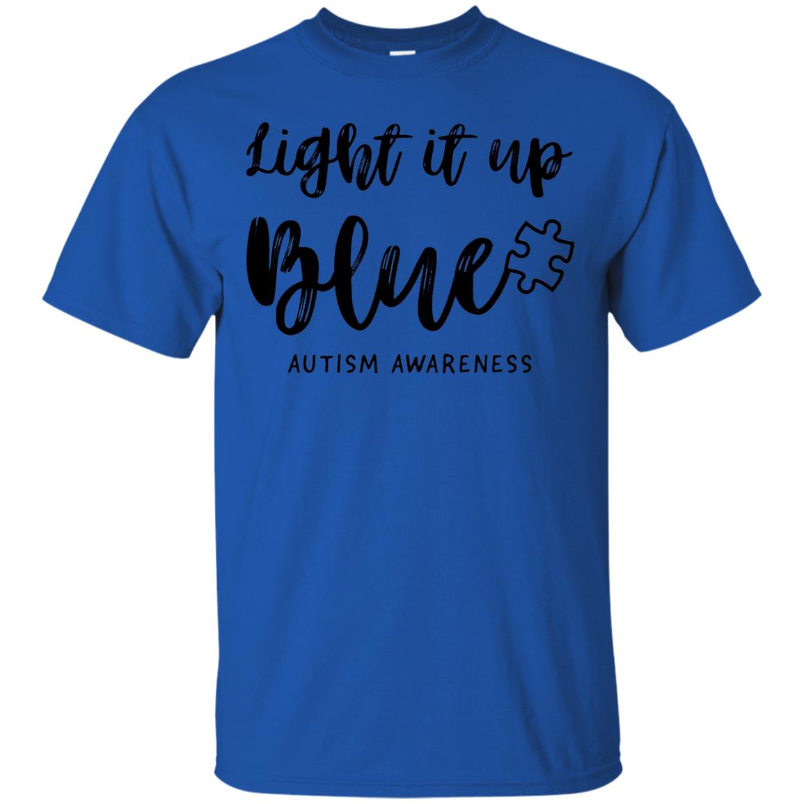 Autism Awareness Shirts Light It Up Blue Royal