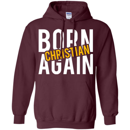 Christian T-shirt Born Again Christian Maroon