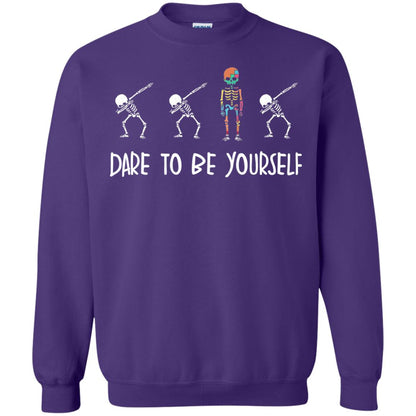 Dare To Be Yourself Autism Awareness T-shirt Purple