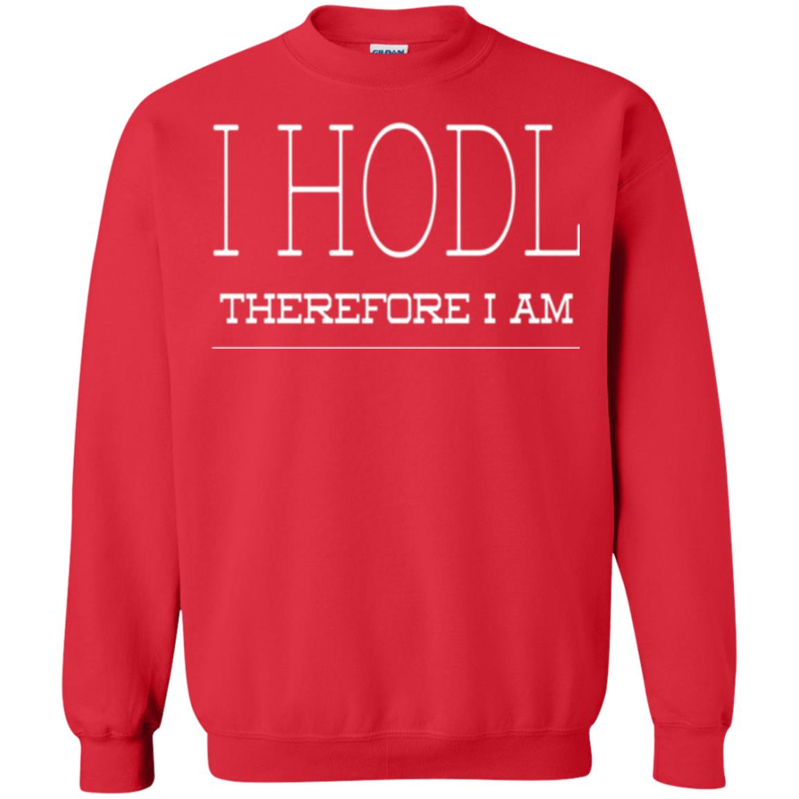 I Hodl Therefore I Am T-shirt Red