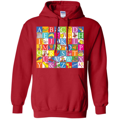 Dr. Seuss A To Z Gift Shirt For Funny Man Red