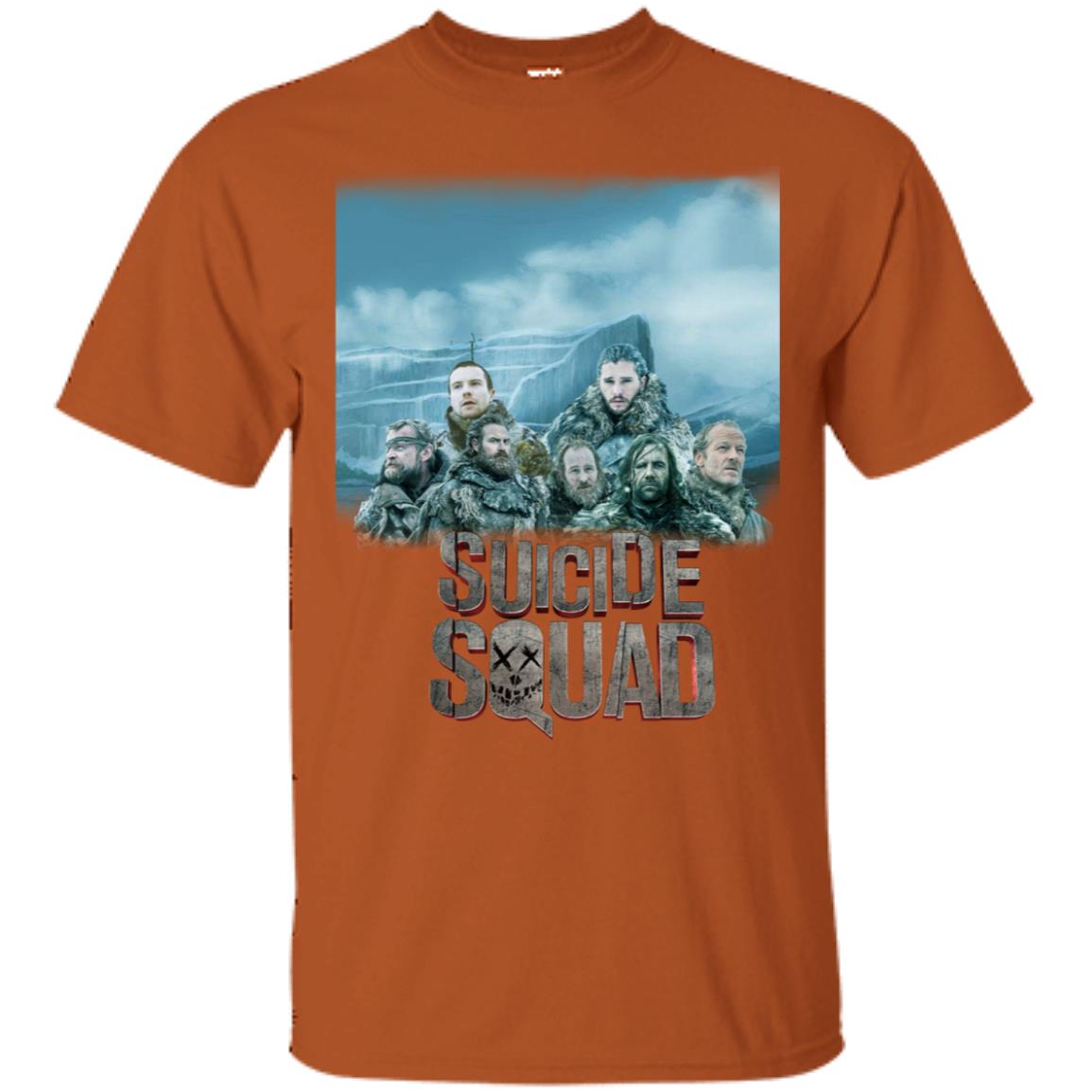 Suicide Squad Game Of Thrones Version T-shirt Texas Orange
