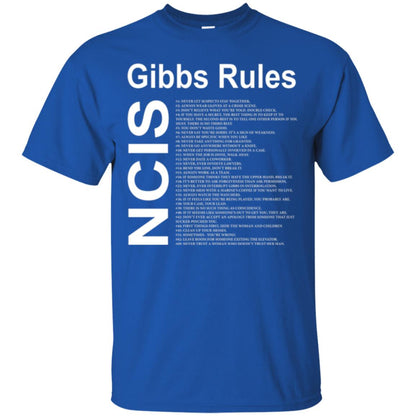 Gibbs Rules T-shirt Royal