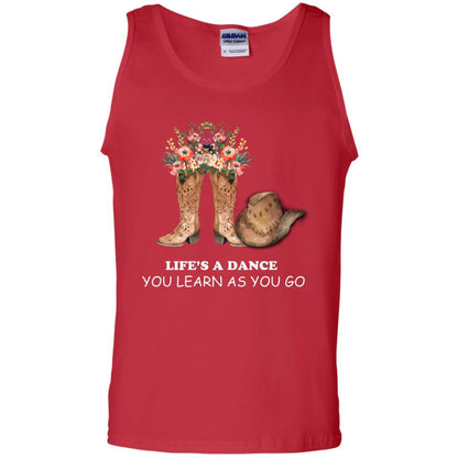 Life_s A Dance You Learn As You Go Dancing Shirt Red
