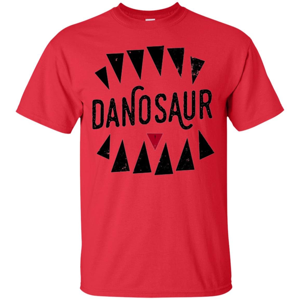 Dinosaus Lovers T-shirt Overly Excited Tourist Red