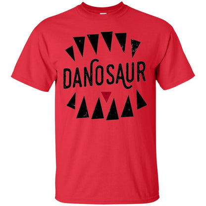 Dinosaus Lovers T-shirt Overly Excited Tourist Red