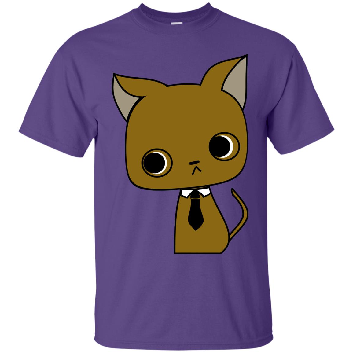 Funny Business Love Cat Shirt Purple