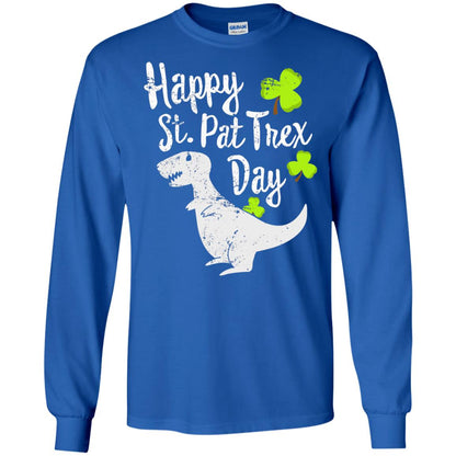 Pat T-rex Cute Stain Patricks Shirt Royal