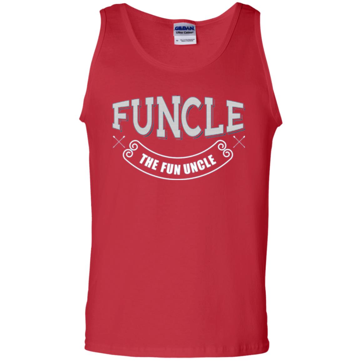 Funcle The Fun Uncle T-shirt Red