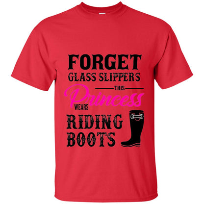 Forget Glass Slippers Princess Wears Riding Boots Red