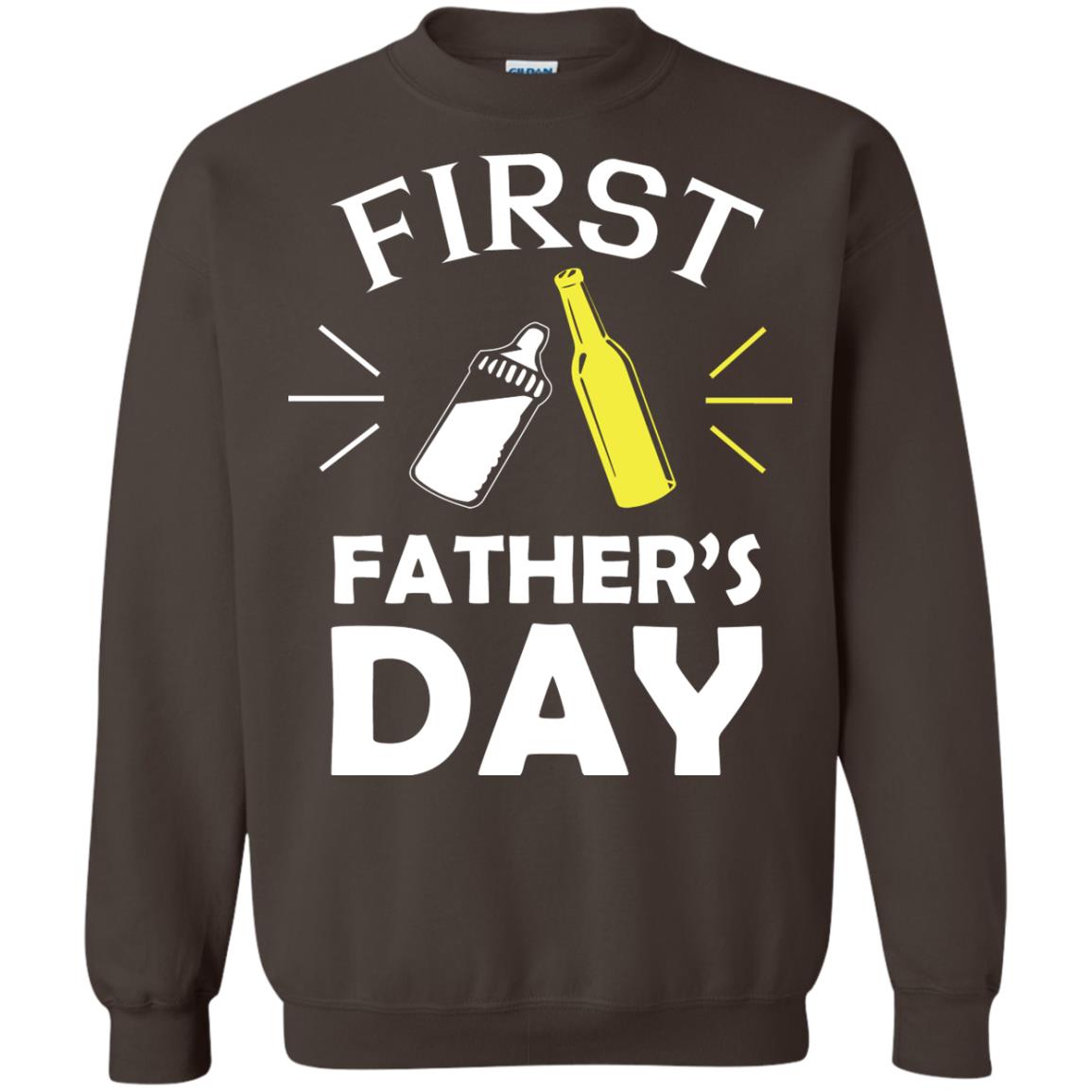 First Father's Day Shirt Dark Chocolate