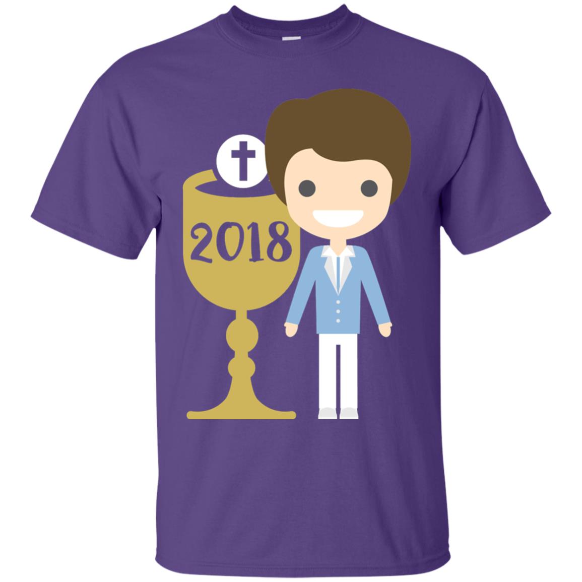 First Communion 2018 1st Holy Communion Shirt Purple