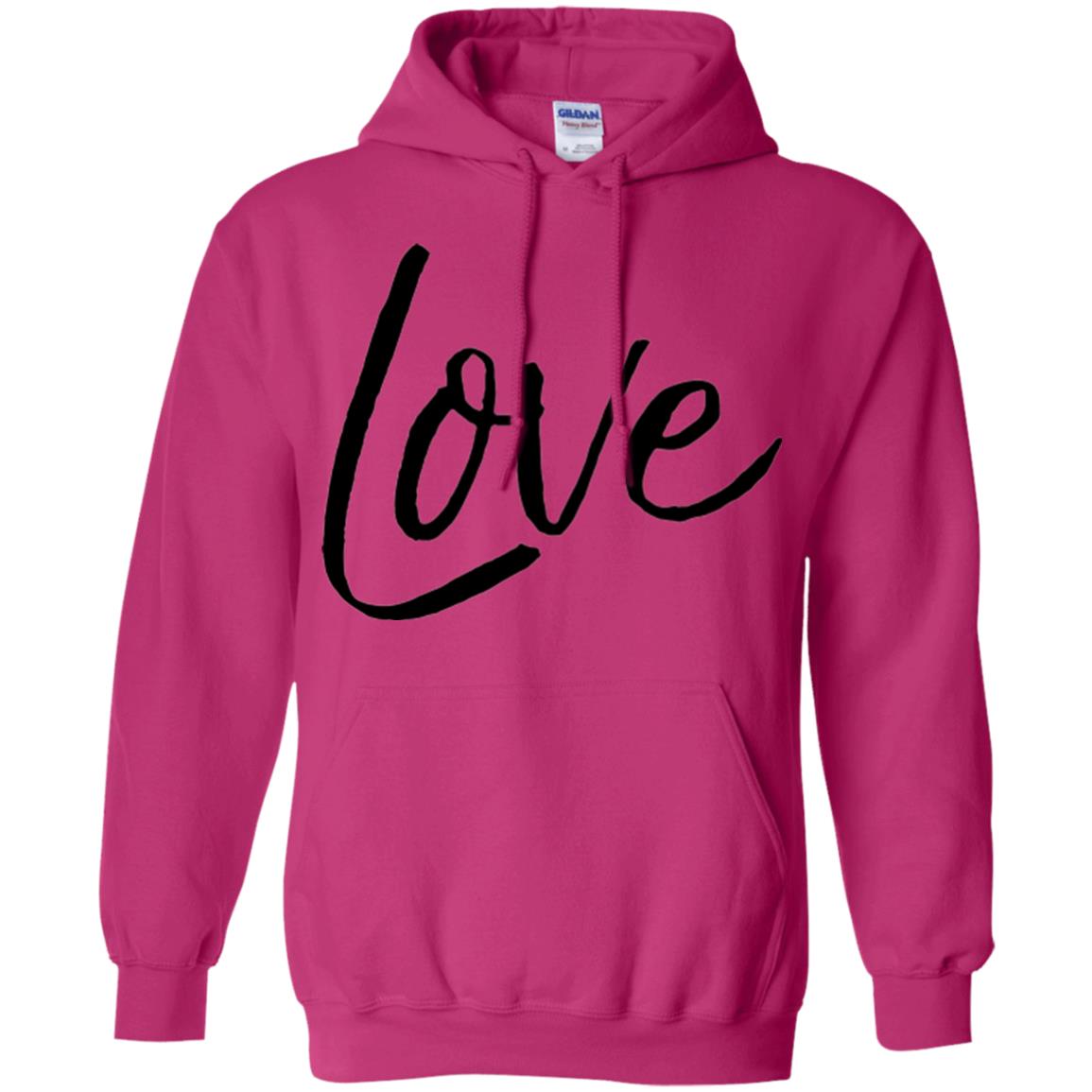 Black Love T-shirt Valentine_s Day Heliconia