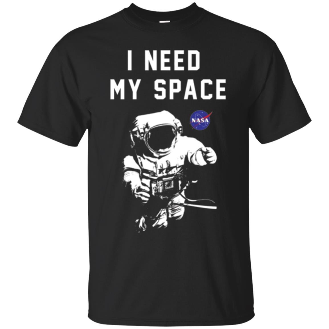 Astronaut T-shirt I Need My Space T-shirt Black