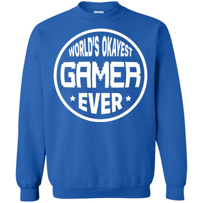 World’s Okayest Gamer Ever Best T-shirt For Gaming Lover Royal