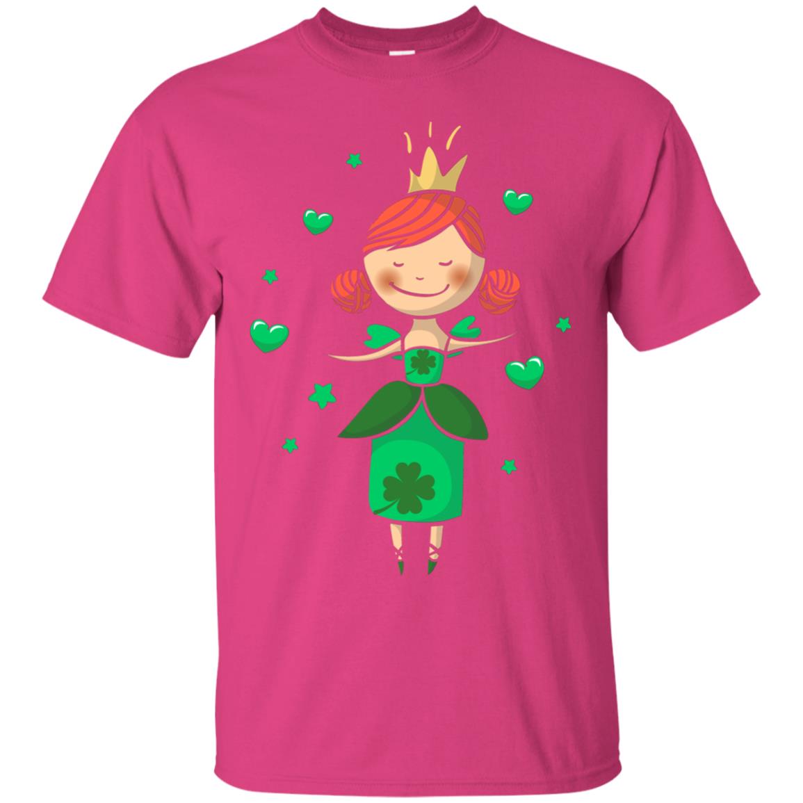 Irish Princess St. Patricks Day Gift Shirt For Girls Heliconia