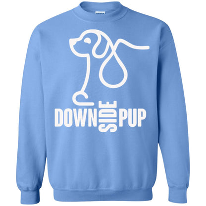 Dog Lover T-shirt Down Side Pup T-shirt Carolina Blue