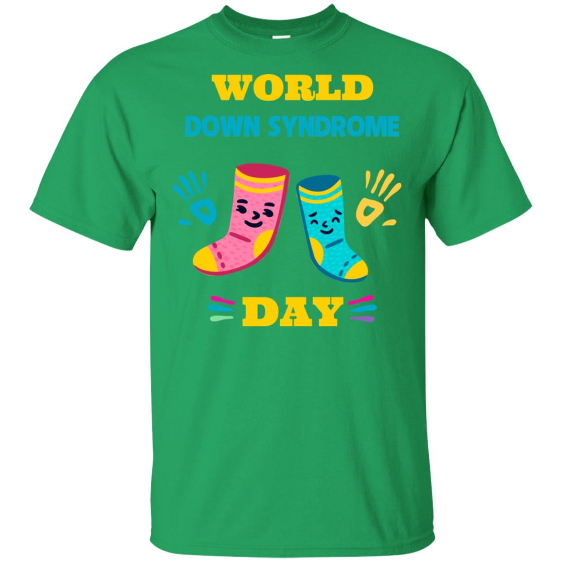 World Down Syndrome Day Hands And Stocks Shirt Irish Green