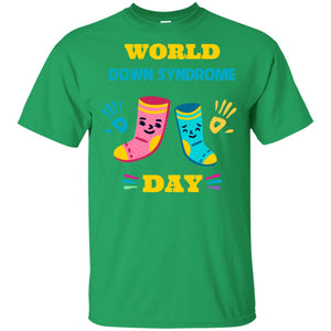 World Down Syndrome Day Hands And Stocks ShirtG200 Gildan Ultra Cotton T-Shirt