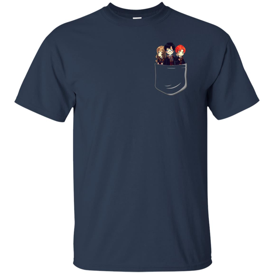 Harry Potter Pocket Movie Lover T-shirt Navy