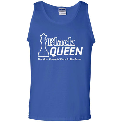 Black Queen Proud Black Woman African American T-shirt Royal