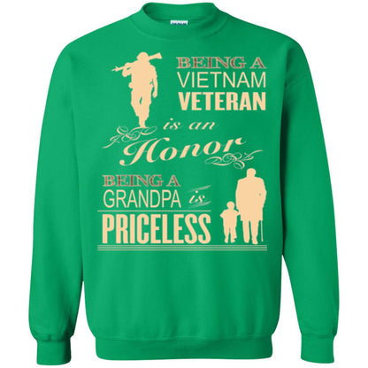 Veteran T-shirt Being A Vietnam Veteran Is An Honor Irish Green