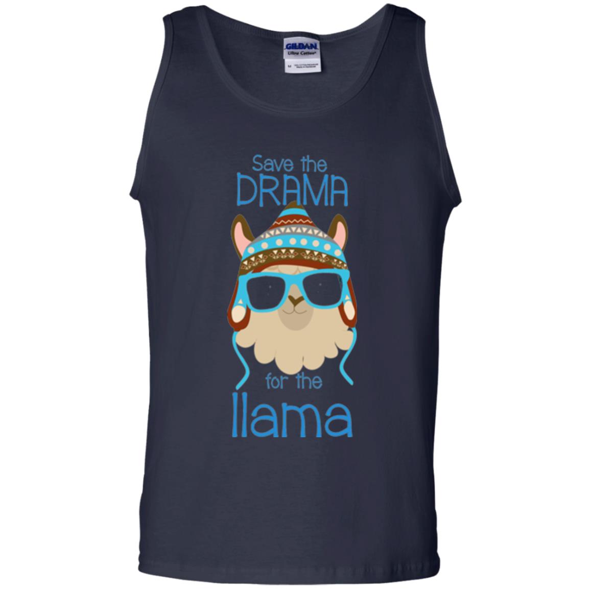 Llama Lovers T-shirt Save The Drama For The Llama Navy