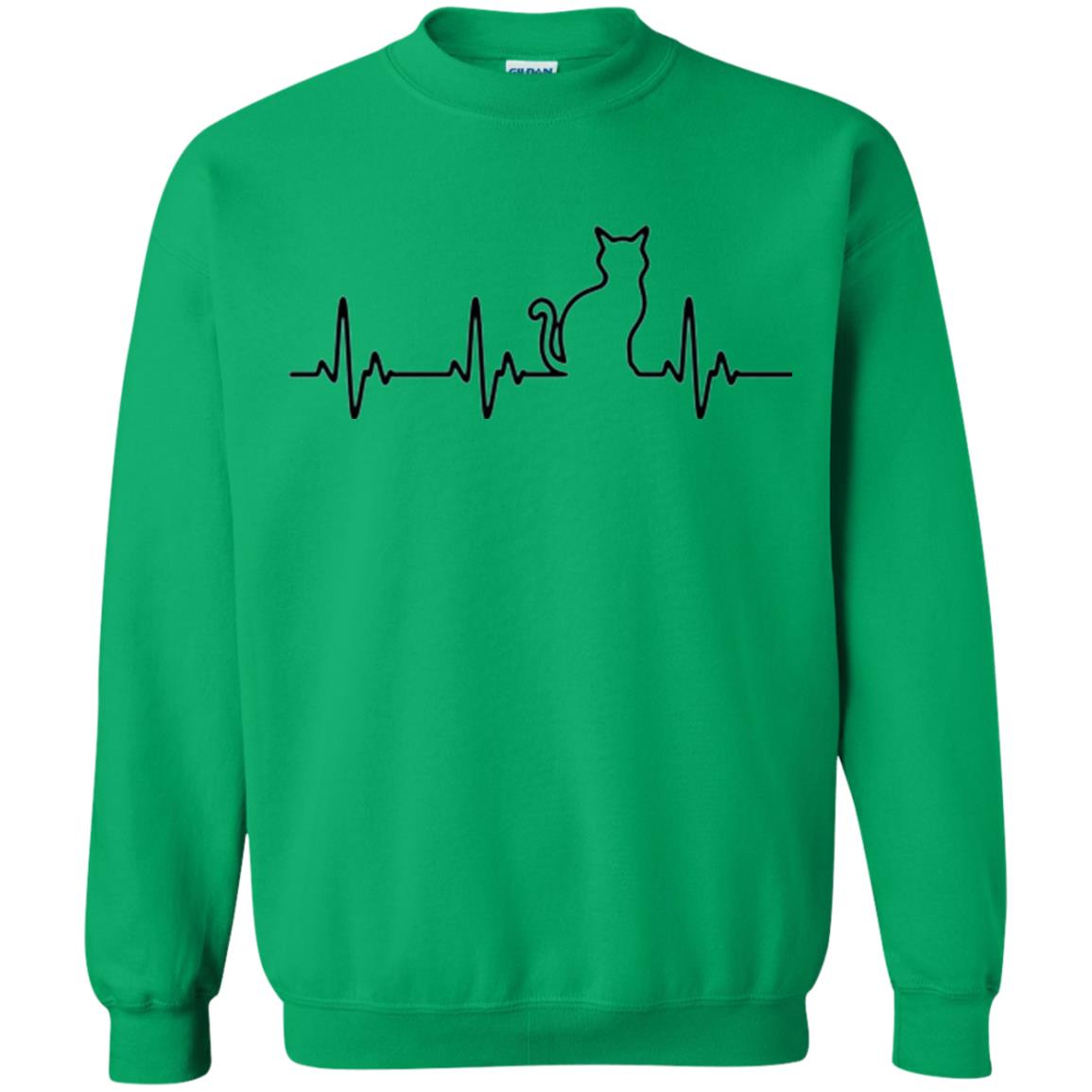 Cat Lovers T-shirt Irish Green