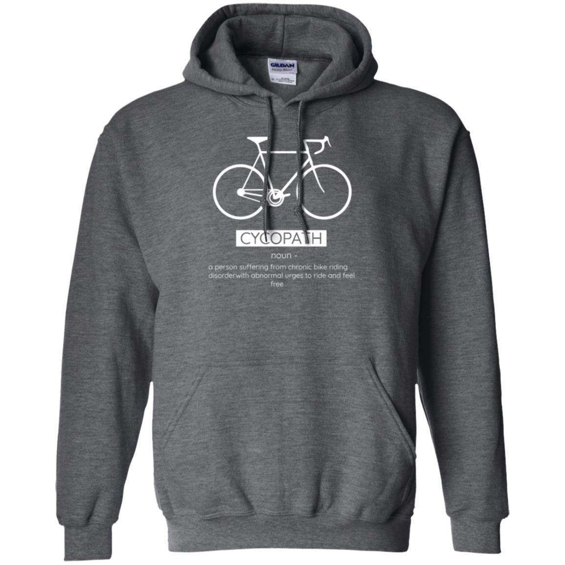 Biker T-shirt Cycopath Definition T-shirt Dark Heather