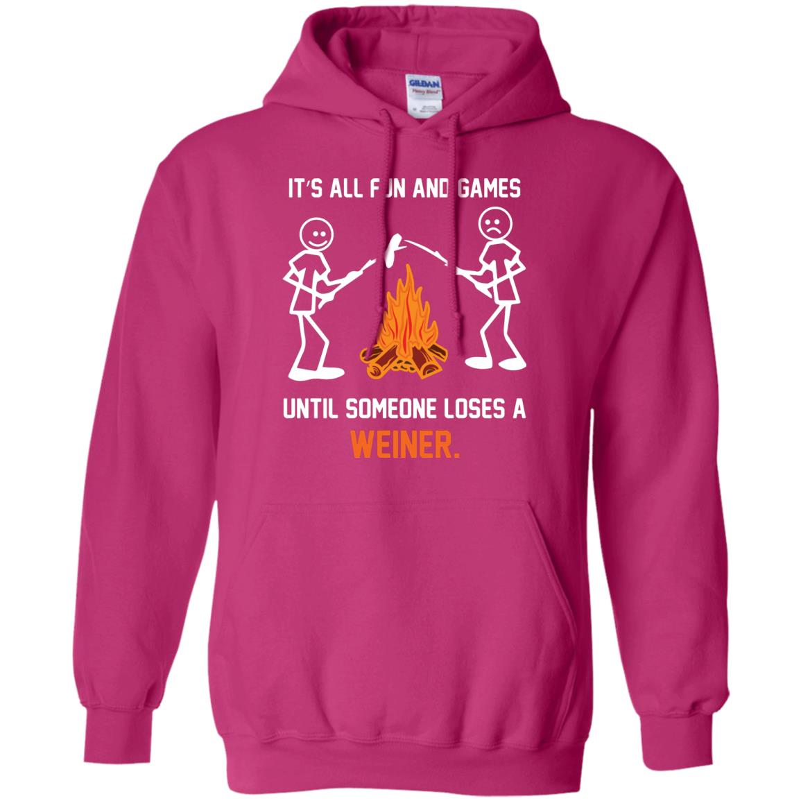 Camper T-shirt It’s All Fun And Games Until Someone Loses A Weiner Heliconia