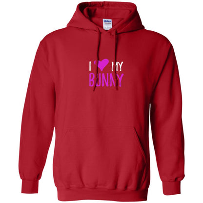 Bunny Rabbit Mom Shirt I Love My Bunny Red