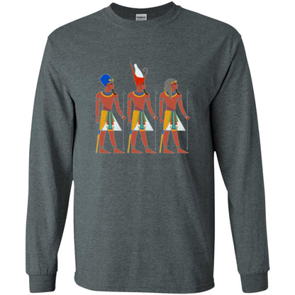 Ancient Egypt Pharaoh Art T-shirt Dark Heather