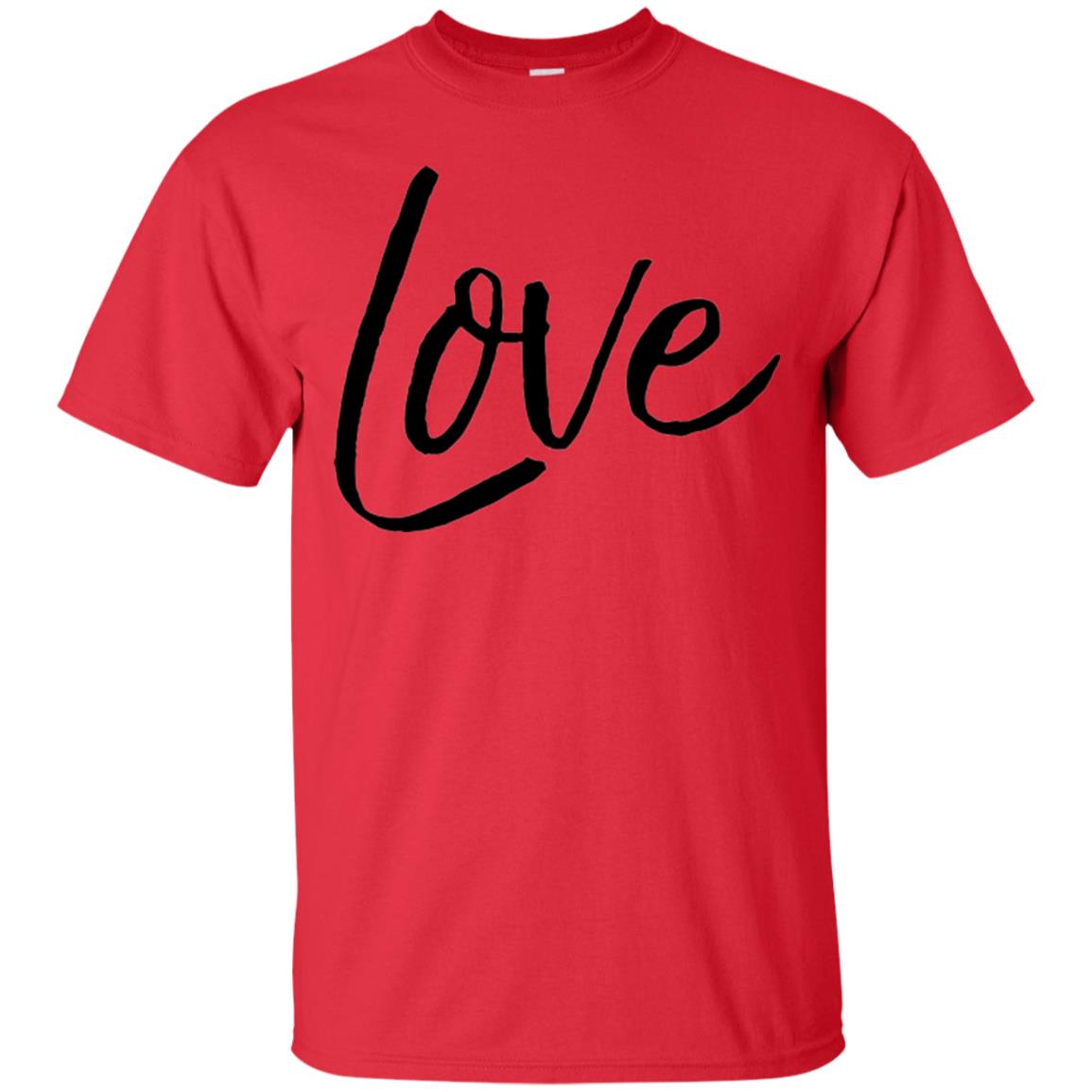 Black Love T-shirt Valentine_s Day Red