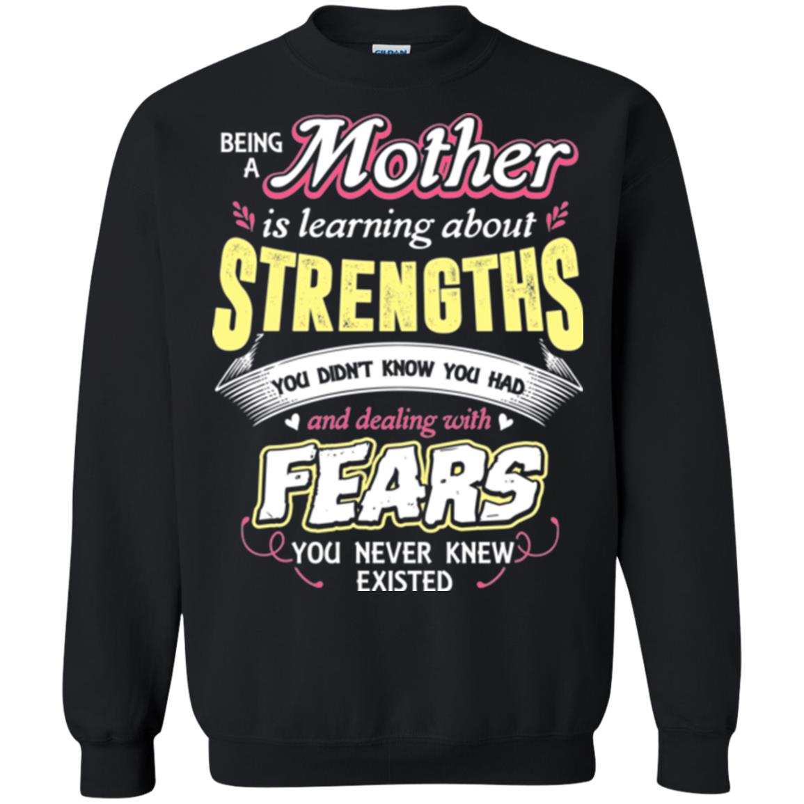 Being A Mom Means Mommy T-shirt Black
