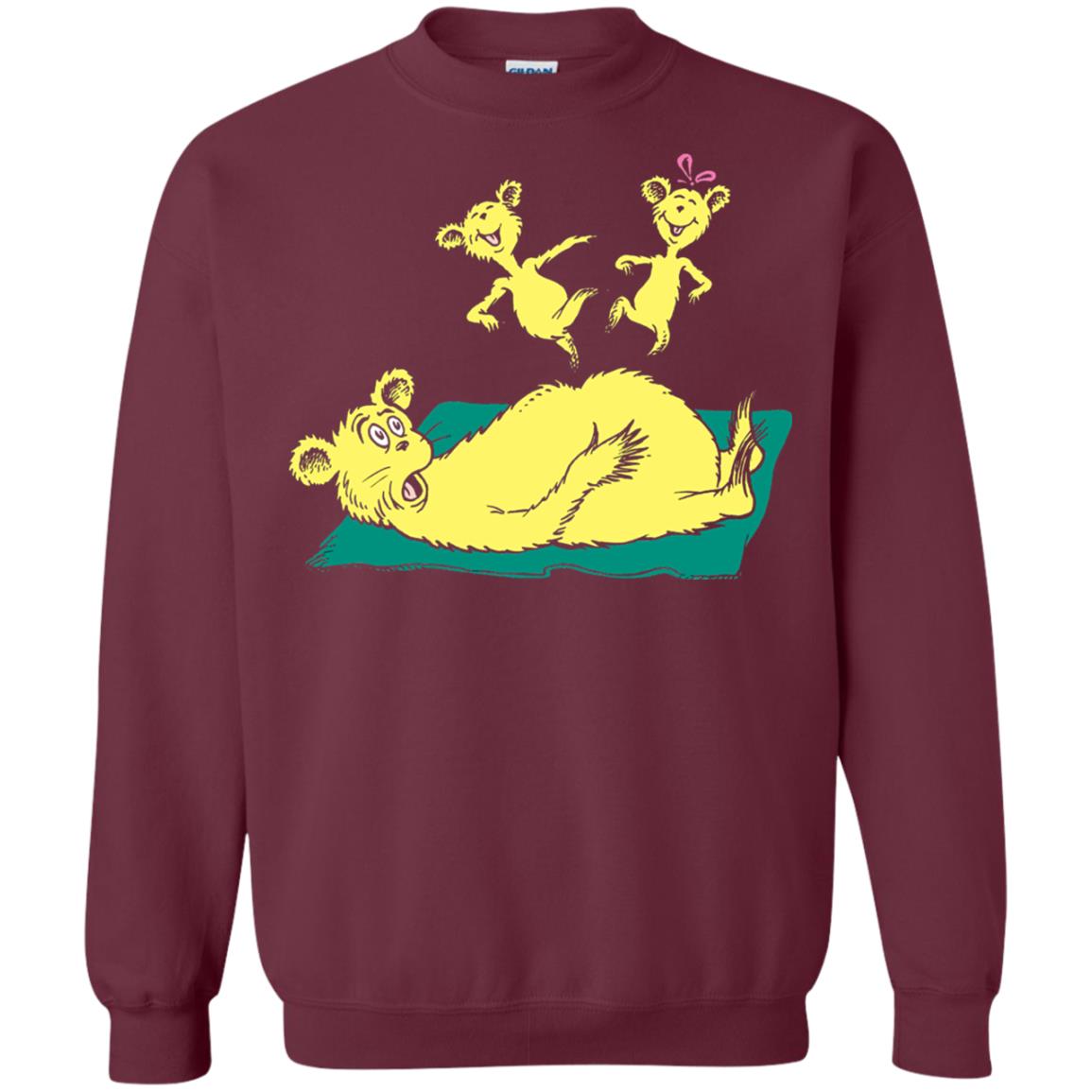 Dr. Seuss Hop On Pop Book Lover T-shirt Maroon