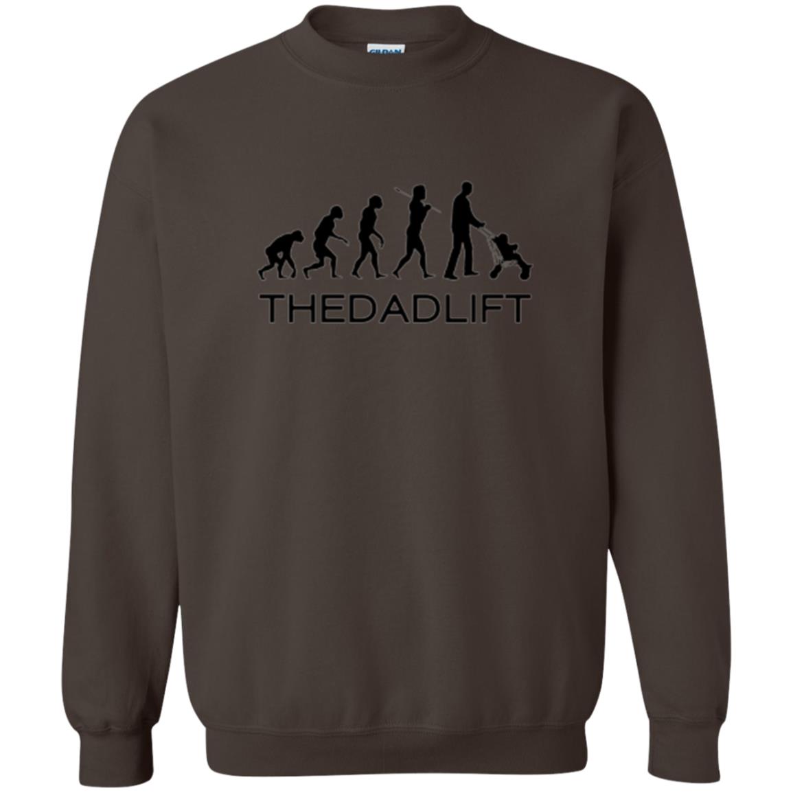 The Evolution Of Man T-shirt Thedadlift Dark Chocolate