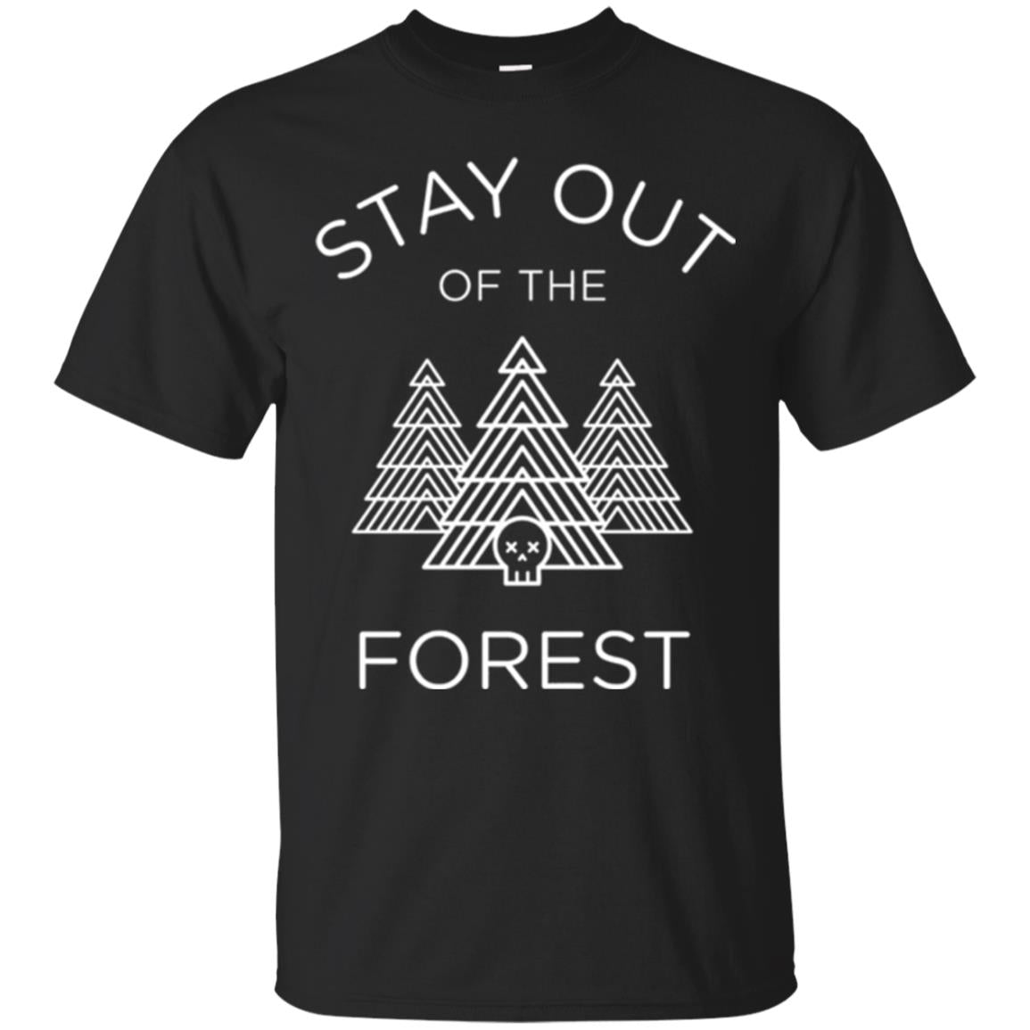 Murderino T-shirt -stay Out Of The Forest Black