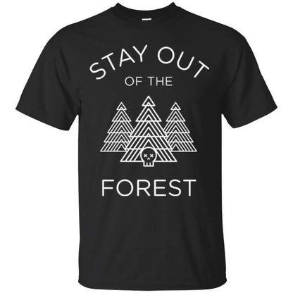 Murderino T-shirt -stay Out Of The Forest Black