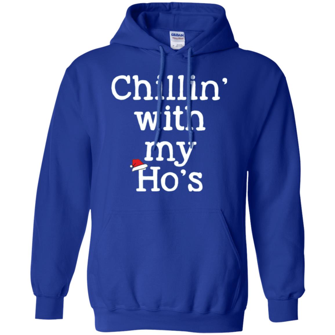 Christmas T-shirt Chillin With My Ho_s Royal